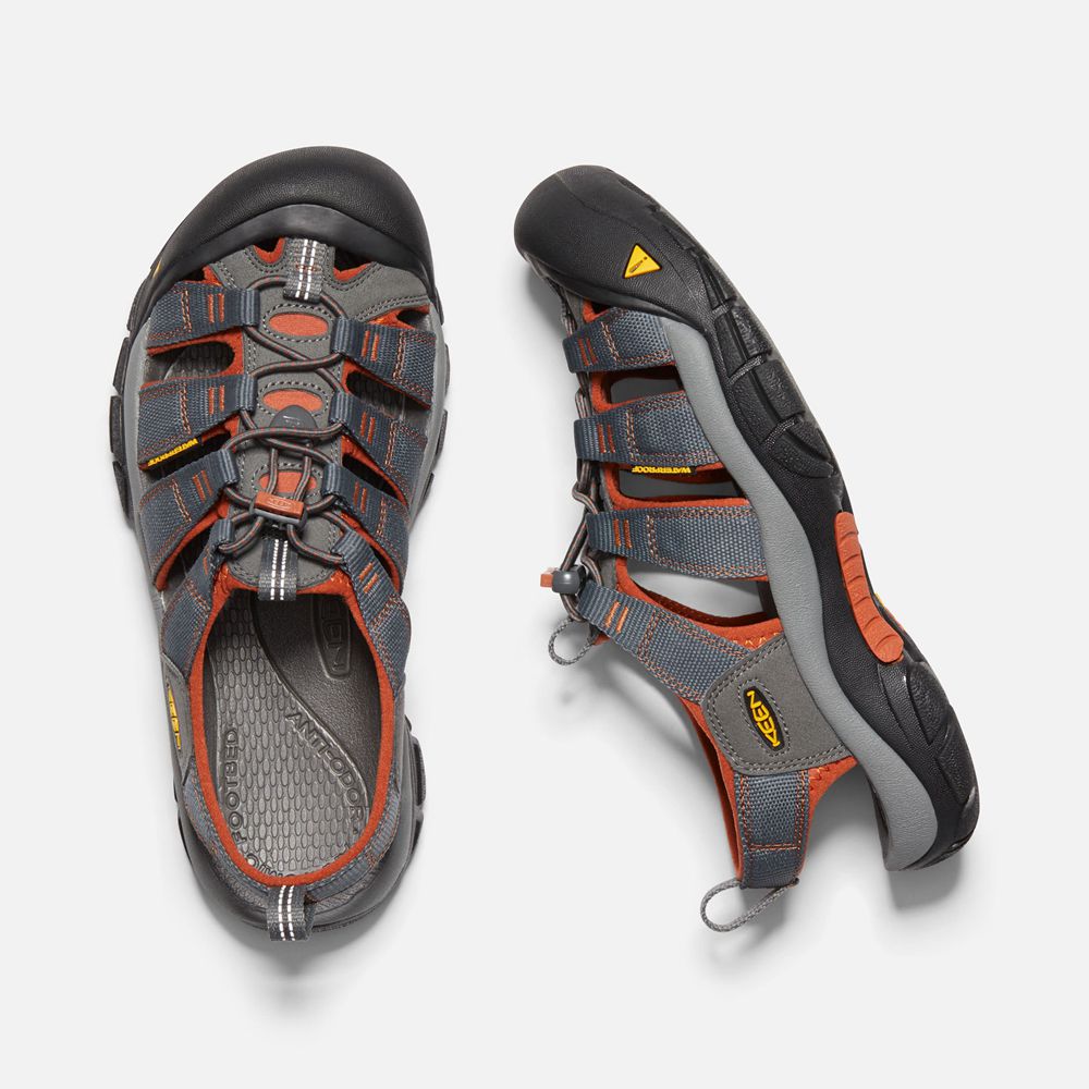 sandales grises homme